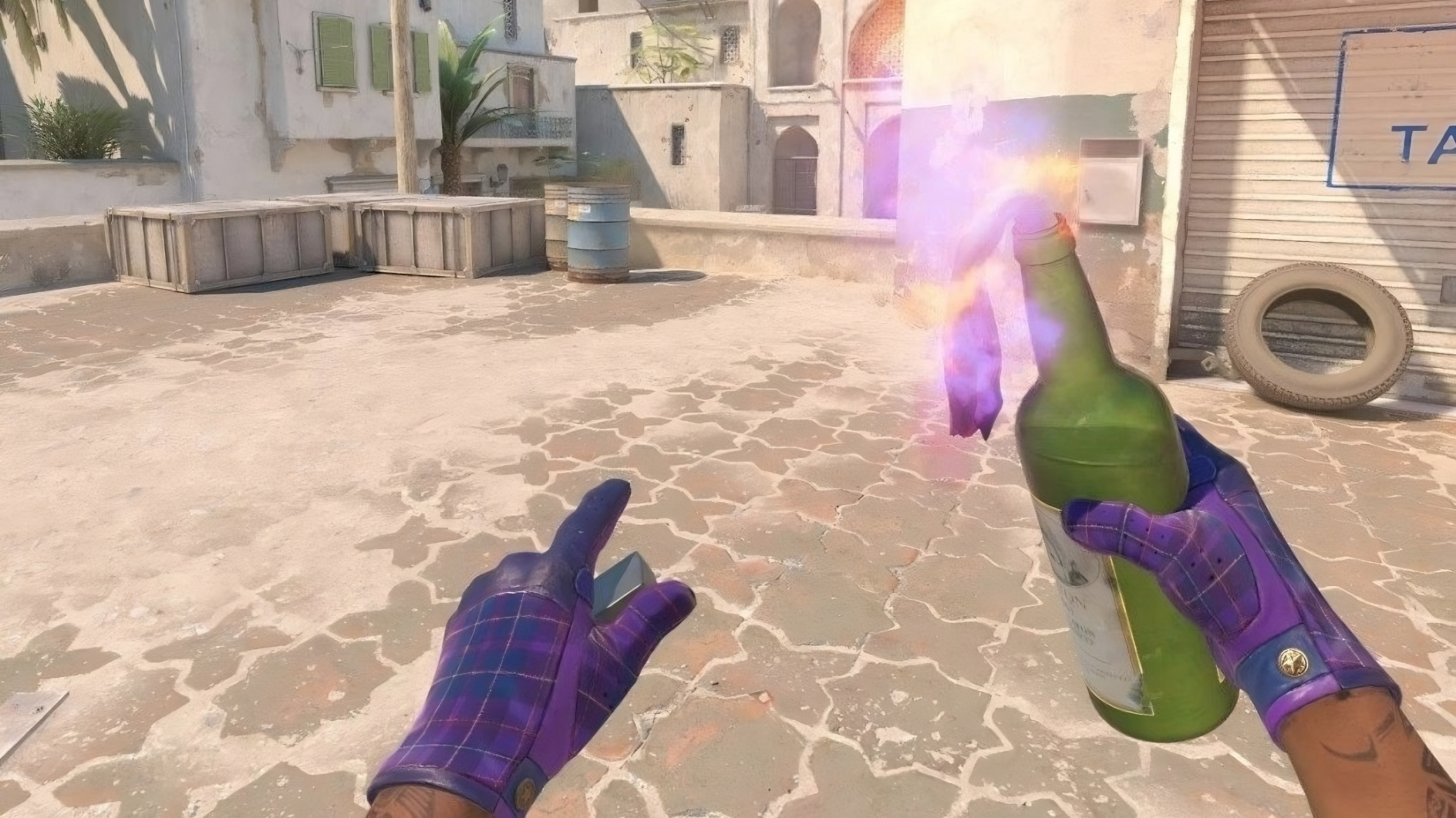 Lỗi chai Molotov vẫn còn hiện diện trong game