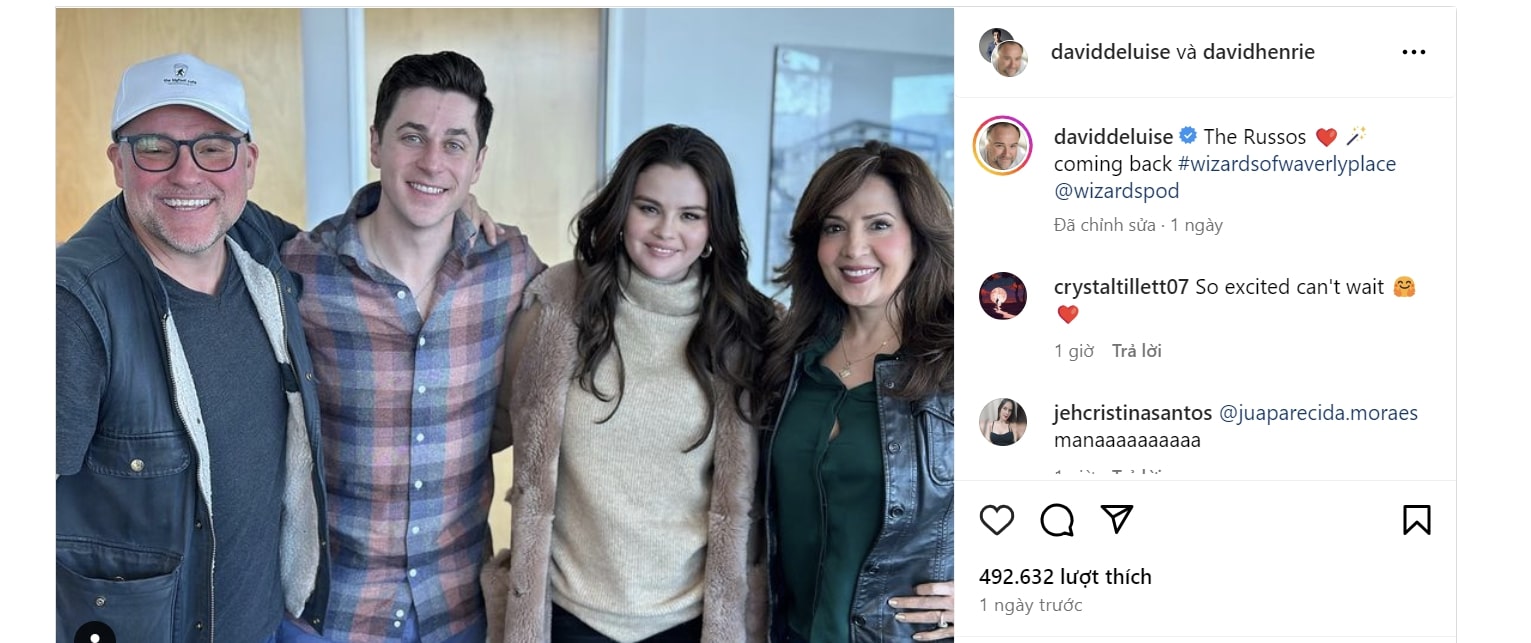 Loạt phim Wizards of Waverly Place sắp chính thức trở lại