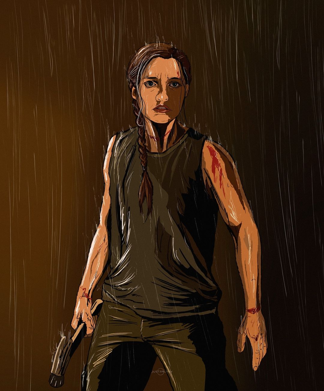 Kaitlyn Dever hóa thân thành Abby trong The Last of Us Phần 2: Fan Art “bá đạo” khiến fan sôi sục
