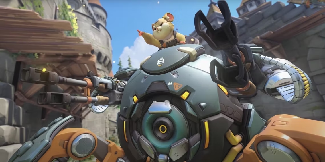 Siêu chuột Wrecking Ball "lột xác" thành Siêu ác nhân Syndrome trong Overwatch 2
