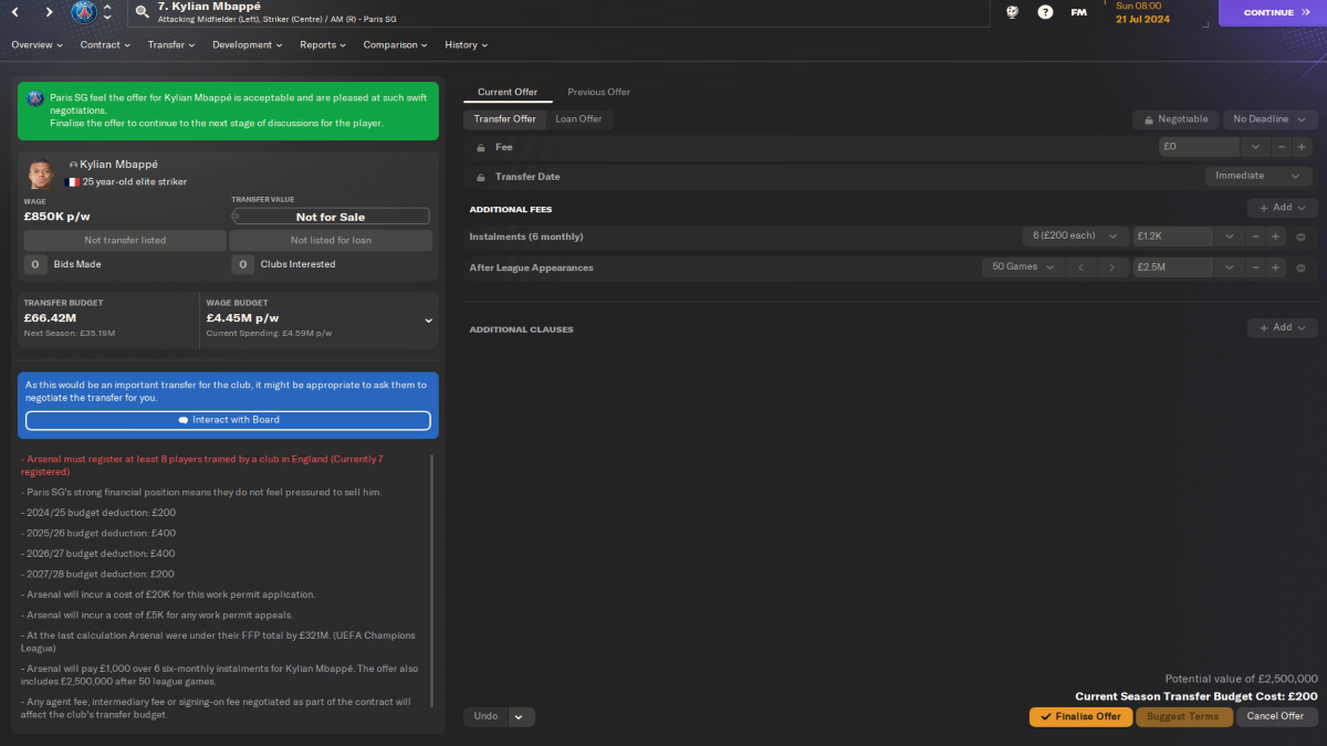 Game thủ Football Manager 24 phát hiện lỗi cho phép chiêu mộ siêu sao với giá siêu rẻ