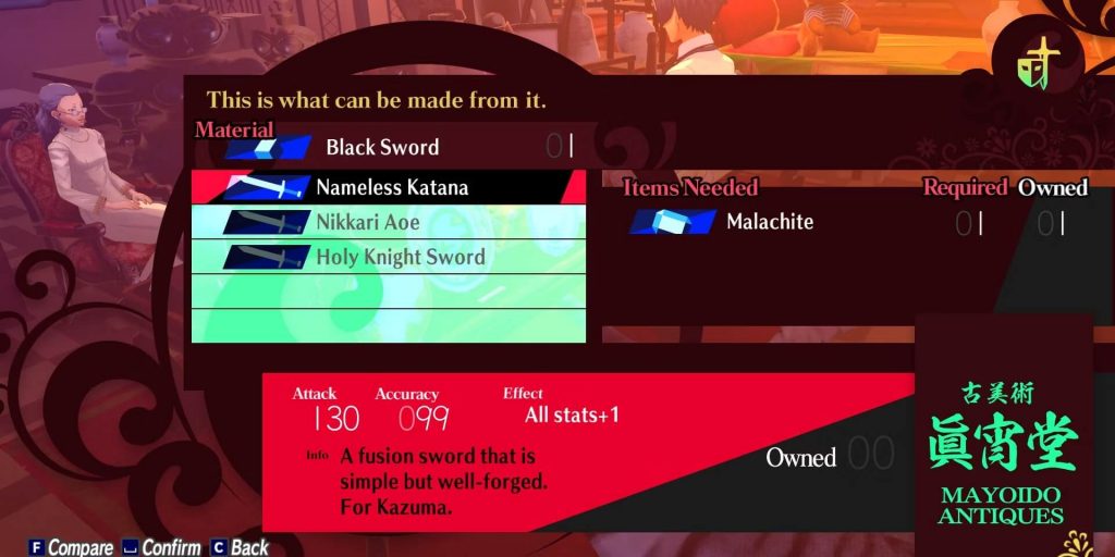 Hướng dẫn hợp thể vũ khí trong Persona 3 Reload
