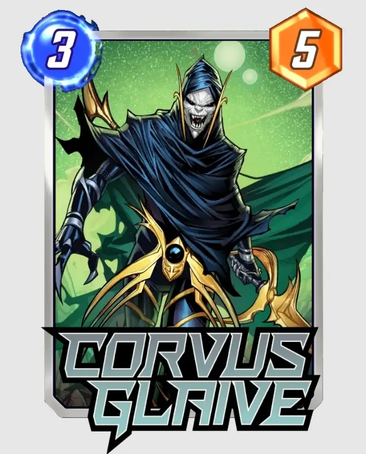 Corvus Glaive: Tướng mới Marvel Snap, mạnh mẽ cho chiến thuật loại bài