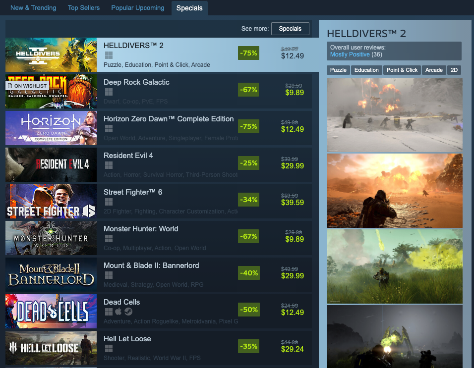 Lừa đảo giảm giá Helldivers 2: Kẻ mạo danh trục lợi từ người hâm mộ trên Steam