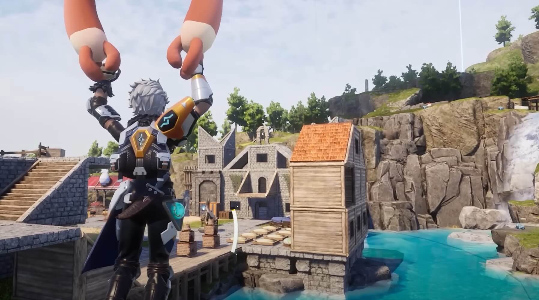 Người chơi Palworld xây dựng dinh thự khổng lồ trong game