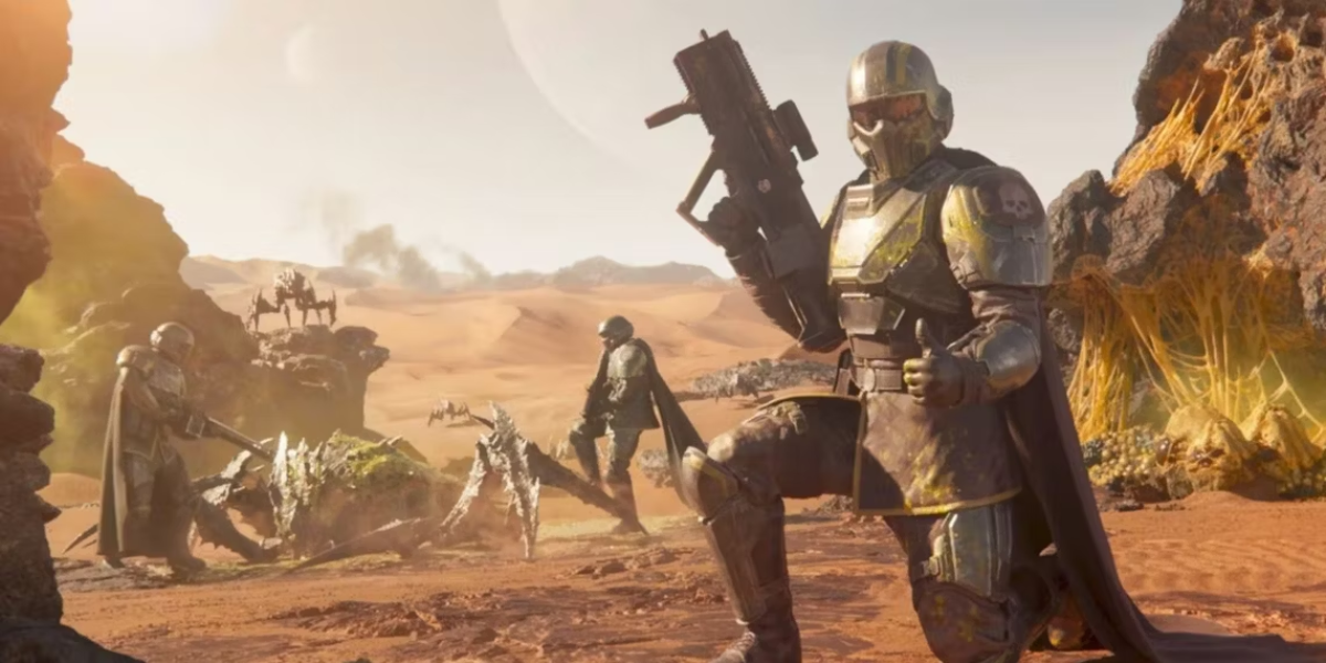 Helldivers 2 sắp có thêm cả xe bọc thép APC