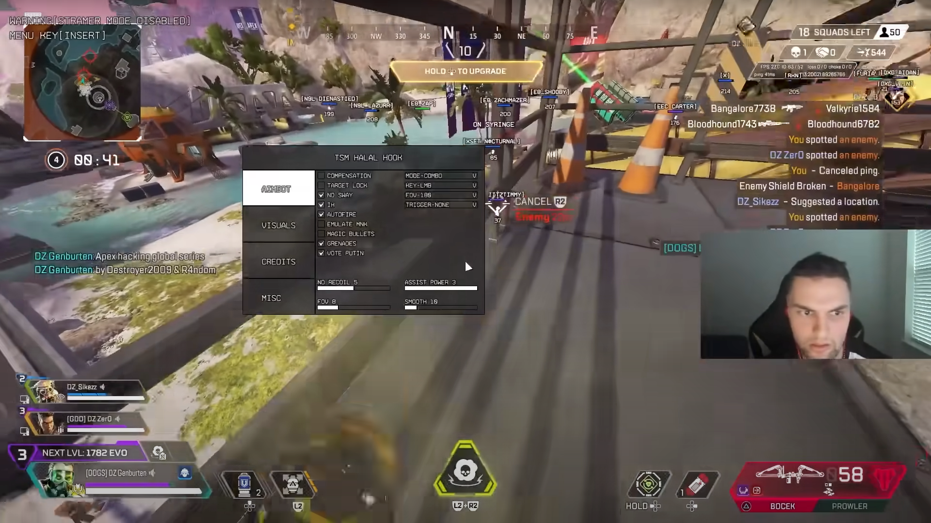 Hacker Apex Legends trong vụ hack tại ALGS cho biết làm vậy cho vui