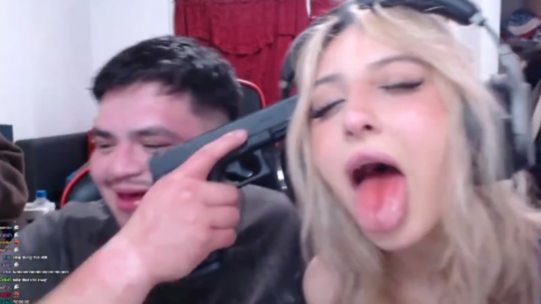 Streamer bị ban vì chĩa súng vào đầu một người phụ nữ trên stream