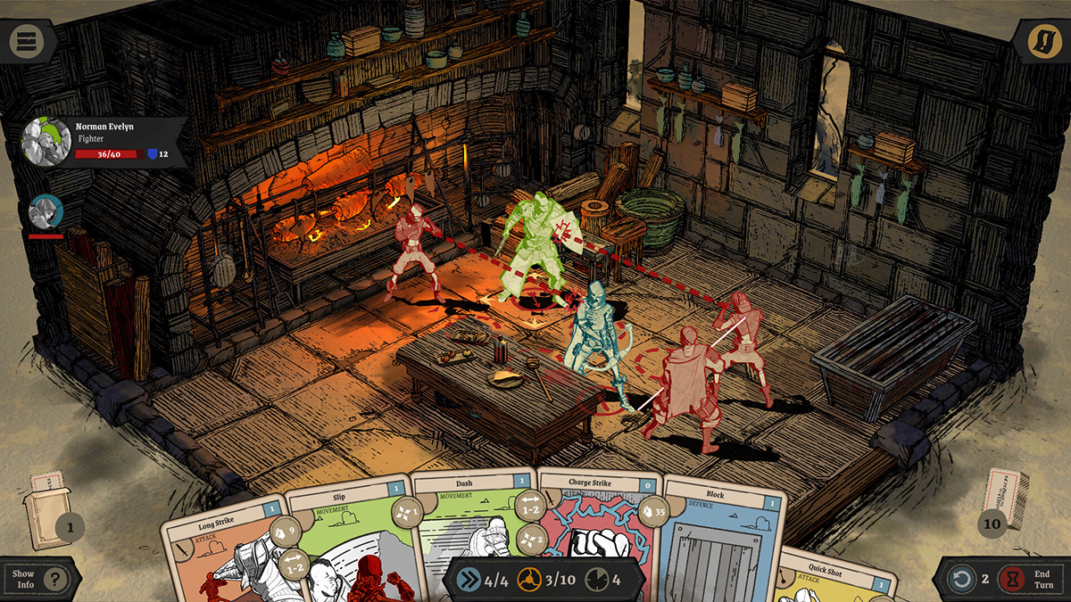 Knights in Tight Spaces tựa game thẻ bài chiến đấu kỳ lạ được công bố