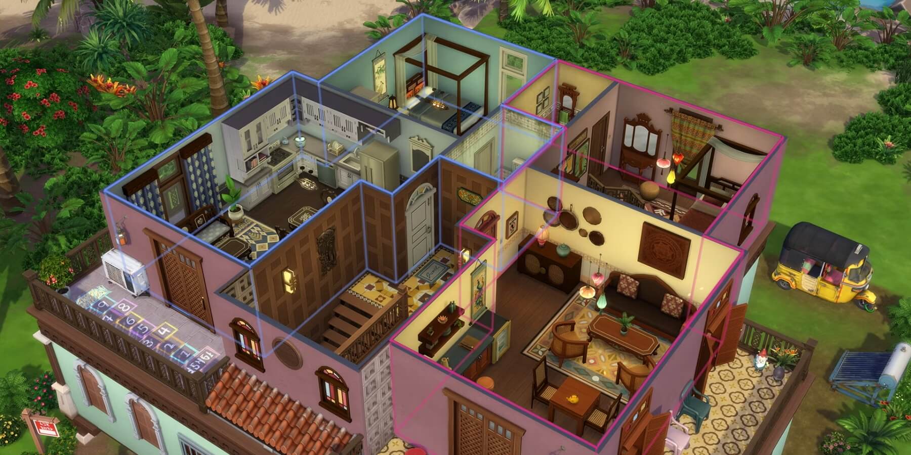 Game thủ The Sims 4 khoe nhà 7 phòng ngủ với vườn nho và nhà kính - Gamelade