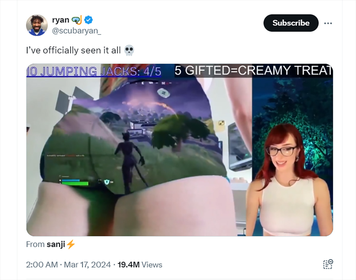 Twitch lại ra thông báo cấm nội dung khiêu gợi