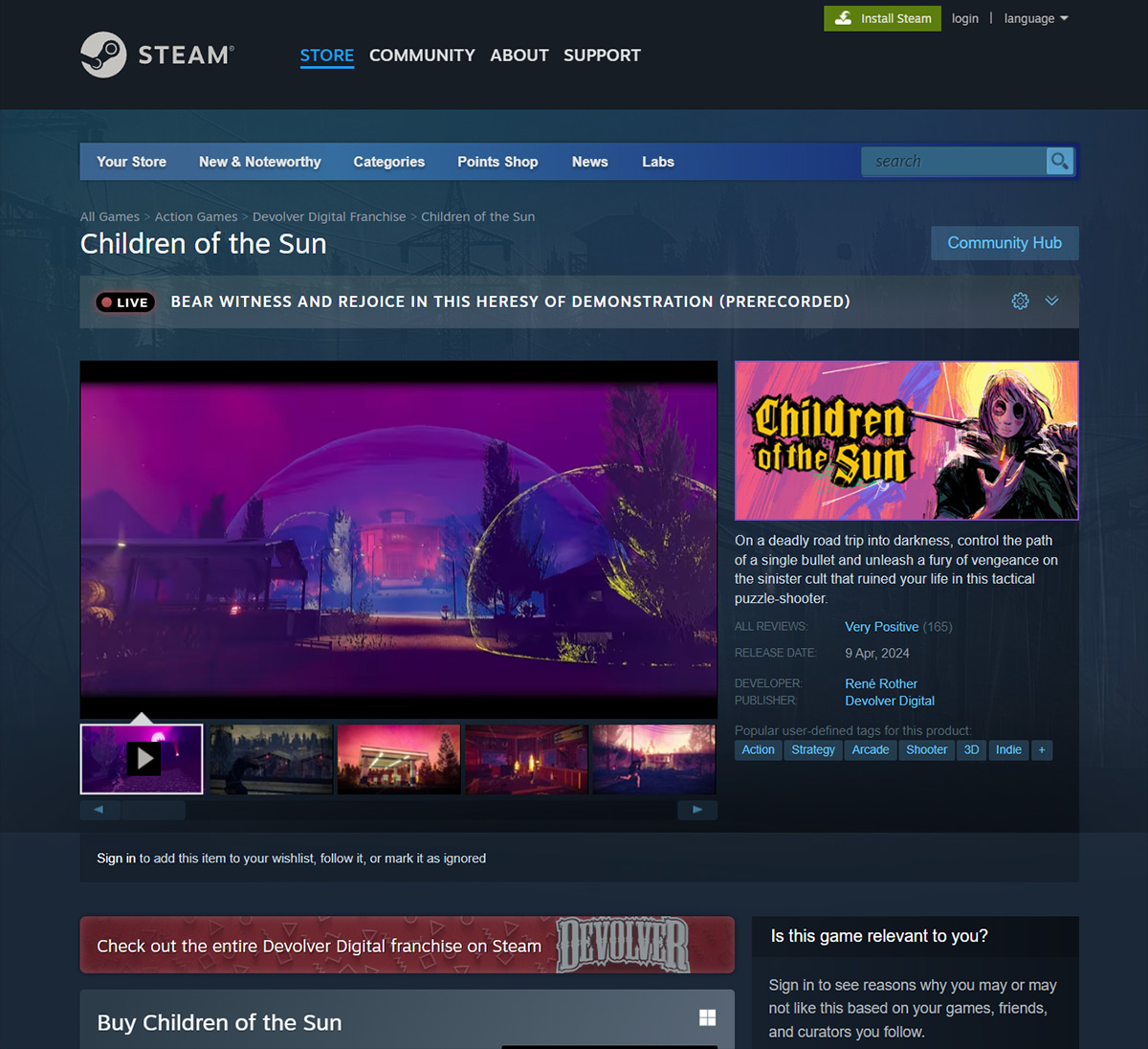 Children of the Sun bị chê ế ẩm nhưng Devolver Digital vẫn tự tin game sẽ thành công