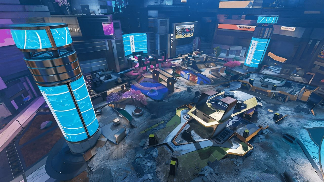 Rò rỉ hé lộ bản đồ mới của Apex Legends với bầu không khí neon rực rỡ - Gamelade