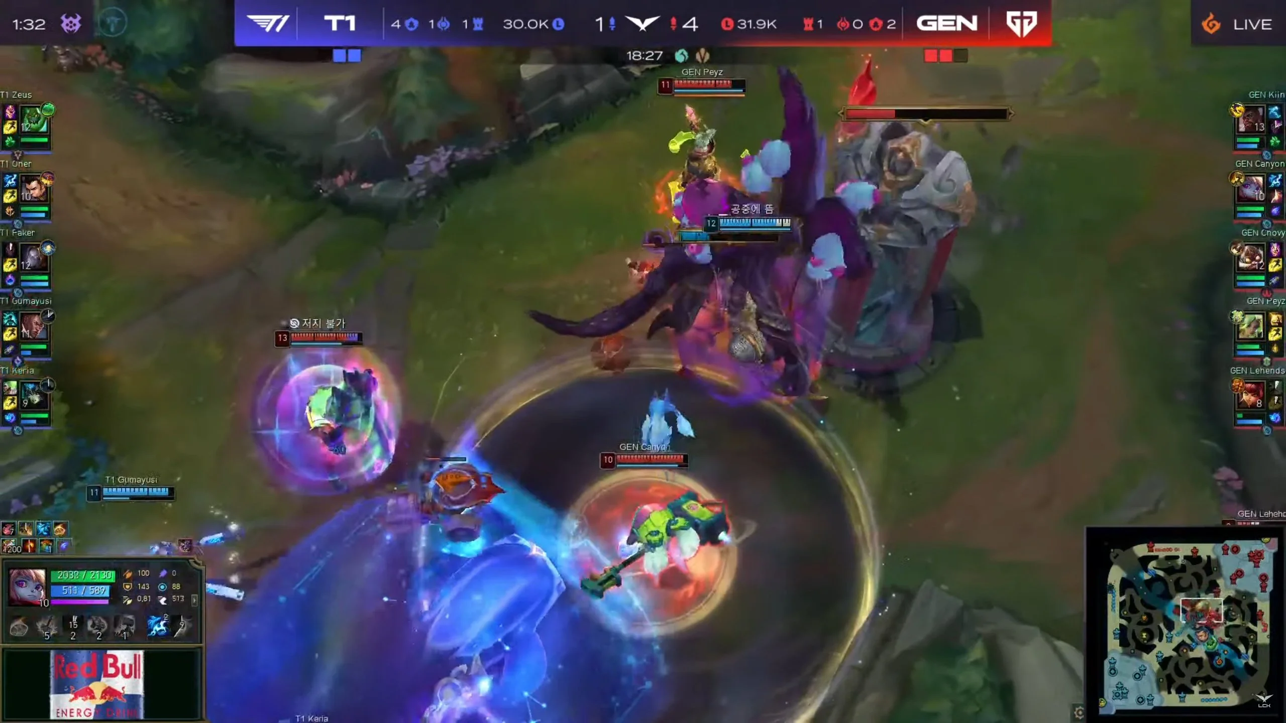 T1 gục ngã trước Gen.G vì sai lầm trong trận chung kết LCK Mùa Xuân 2024 - Gamelade