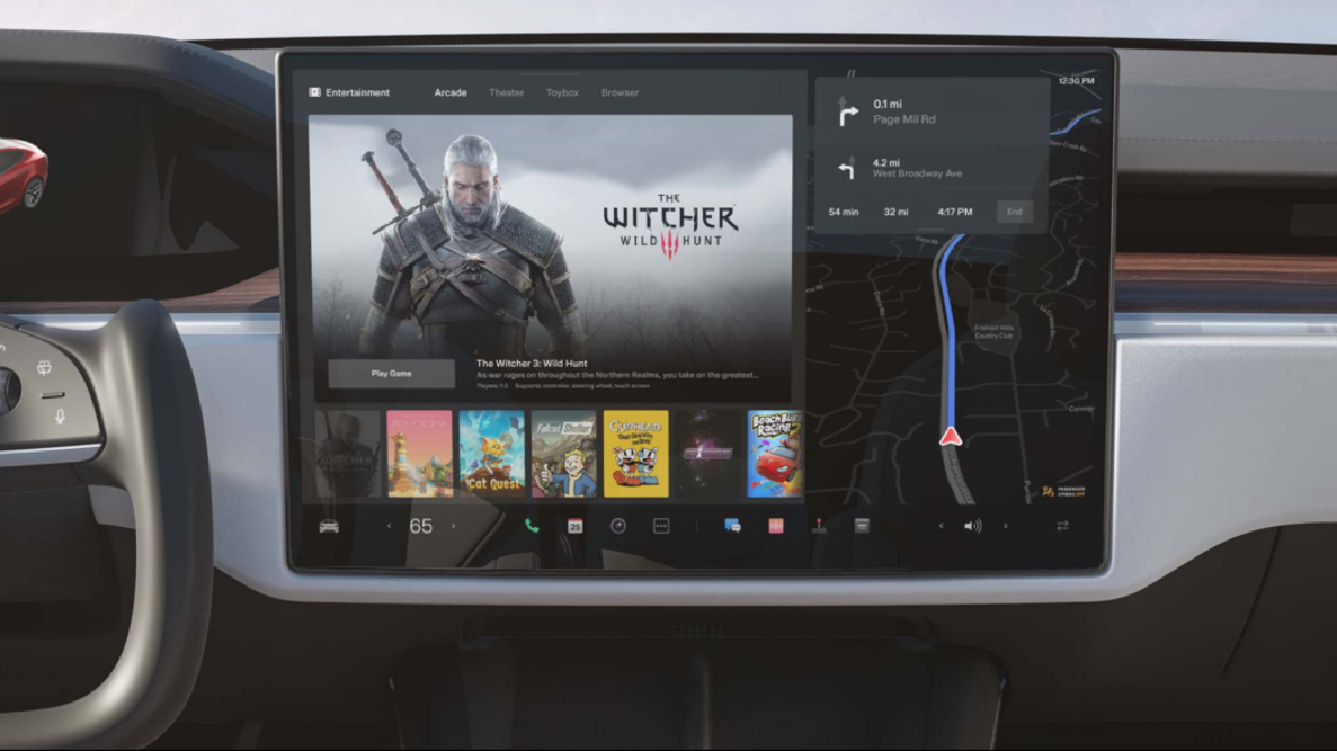 Bạn sẽ không thể chơi game Steam trên xe điện Tesla nữa