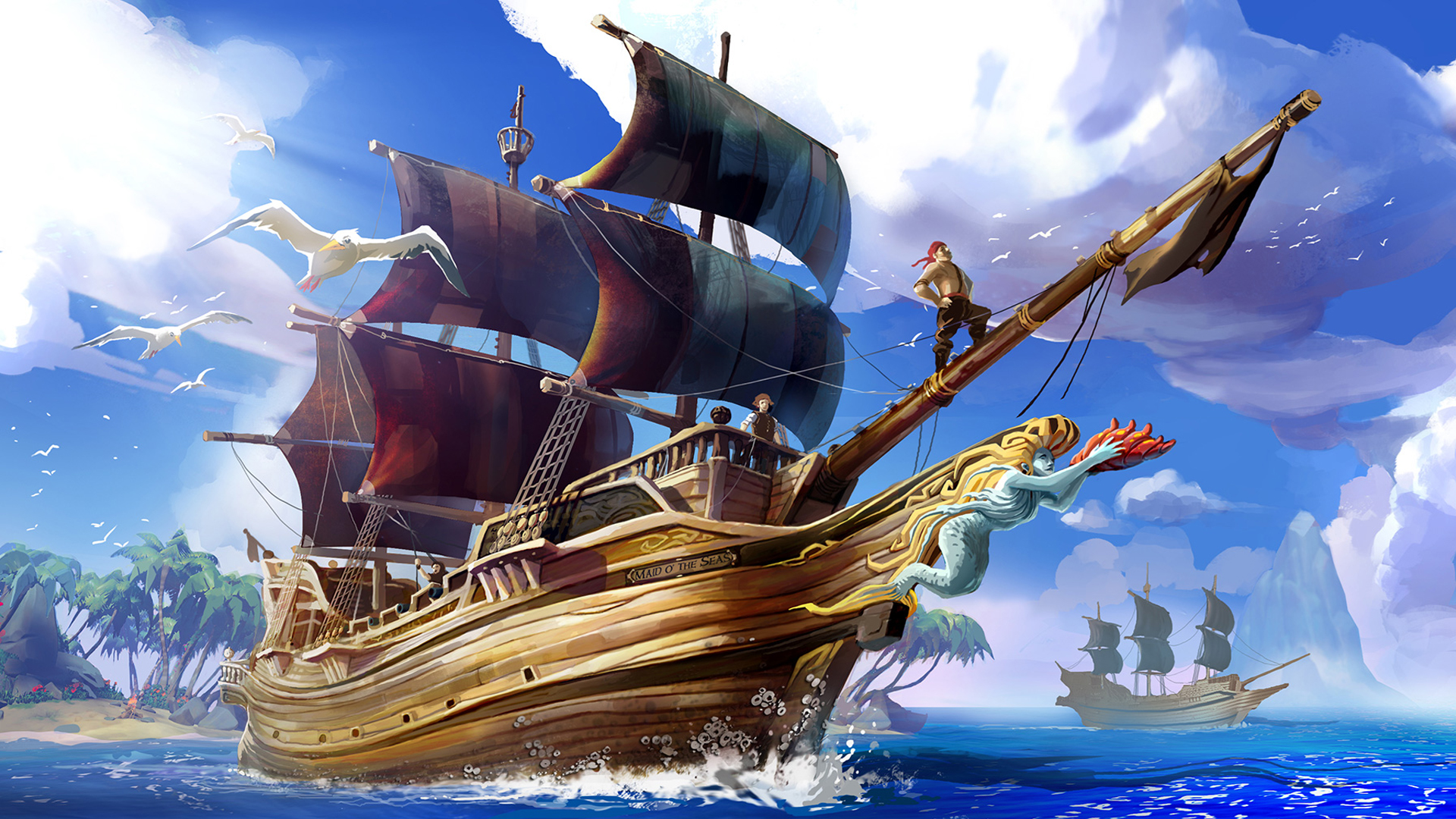 Sea of Thieves bán cực chạy trên PS5 tháng 4 vừa rồi