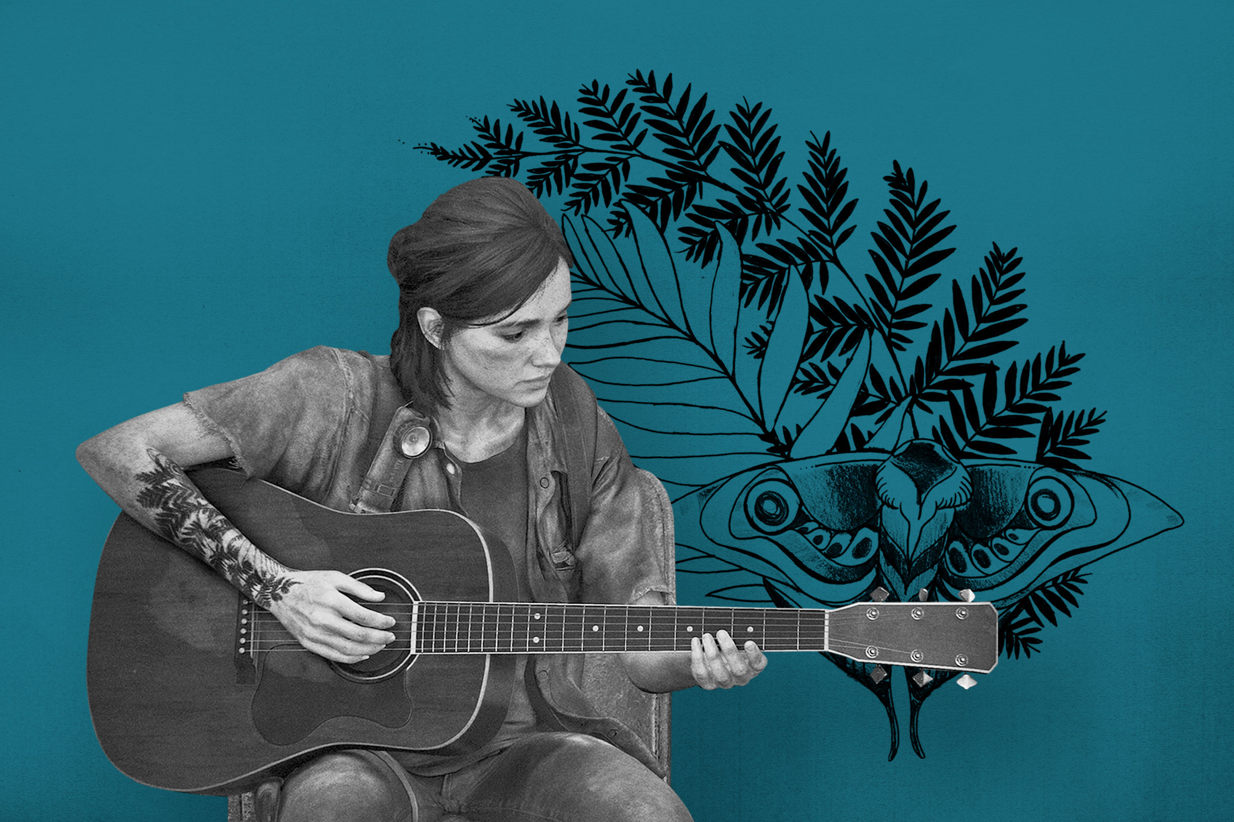 Fan không hài lòng với hình xăm của Ellie trong phim The Last of Us 2
