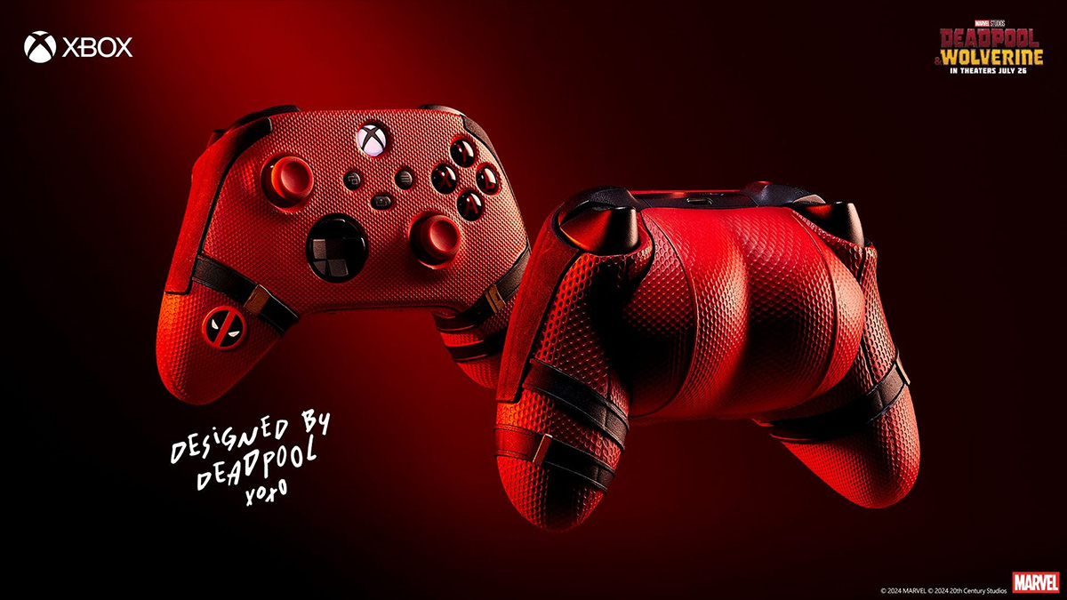 Xbox giới thiệu tay cầm mừng phim Deadpool & Wolverine với cặp “đào tiên” sốc bựa