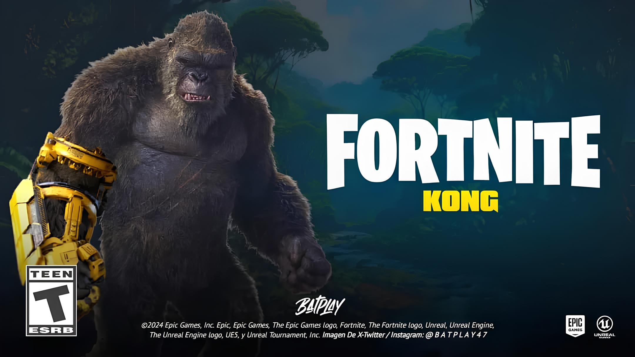 Fortnite Chương 6: Rộ tin đồn về sự xuất hiện của King Kong - Gamelade