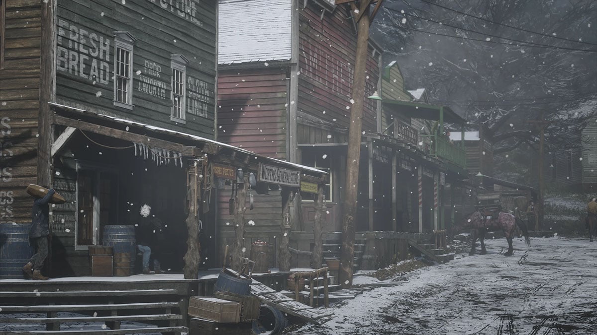 Mod mới "phủ đầy tuyết" của Red Dead Redemption 2 biến miền Tây thành xứ sở mùa đông - Gamelade