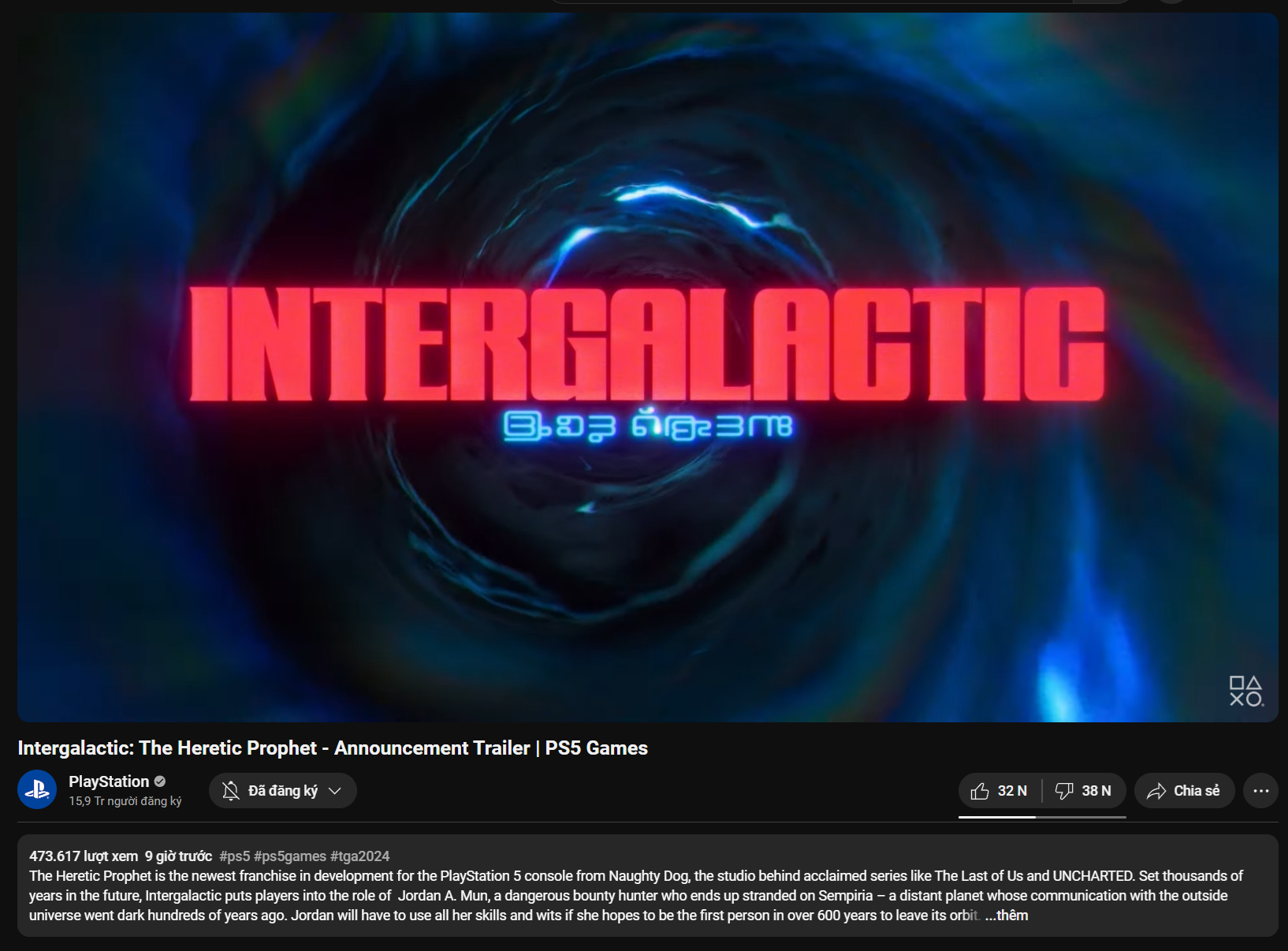 Intergalactic: The Heretic Prophet, game mới của Naughty Dog đang không được đón nhận tích