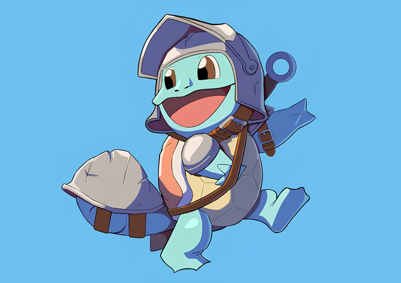 Fan Pokémon trổ tài biến hóa Squirtle thành hiệp sĩ - Gamelade