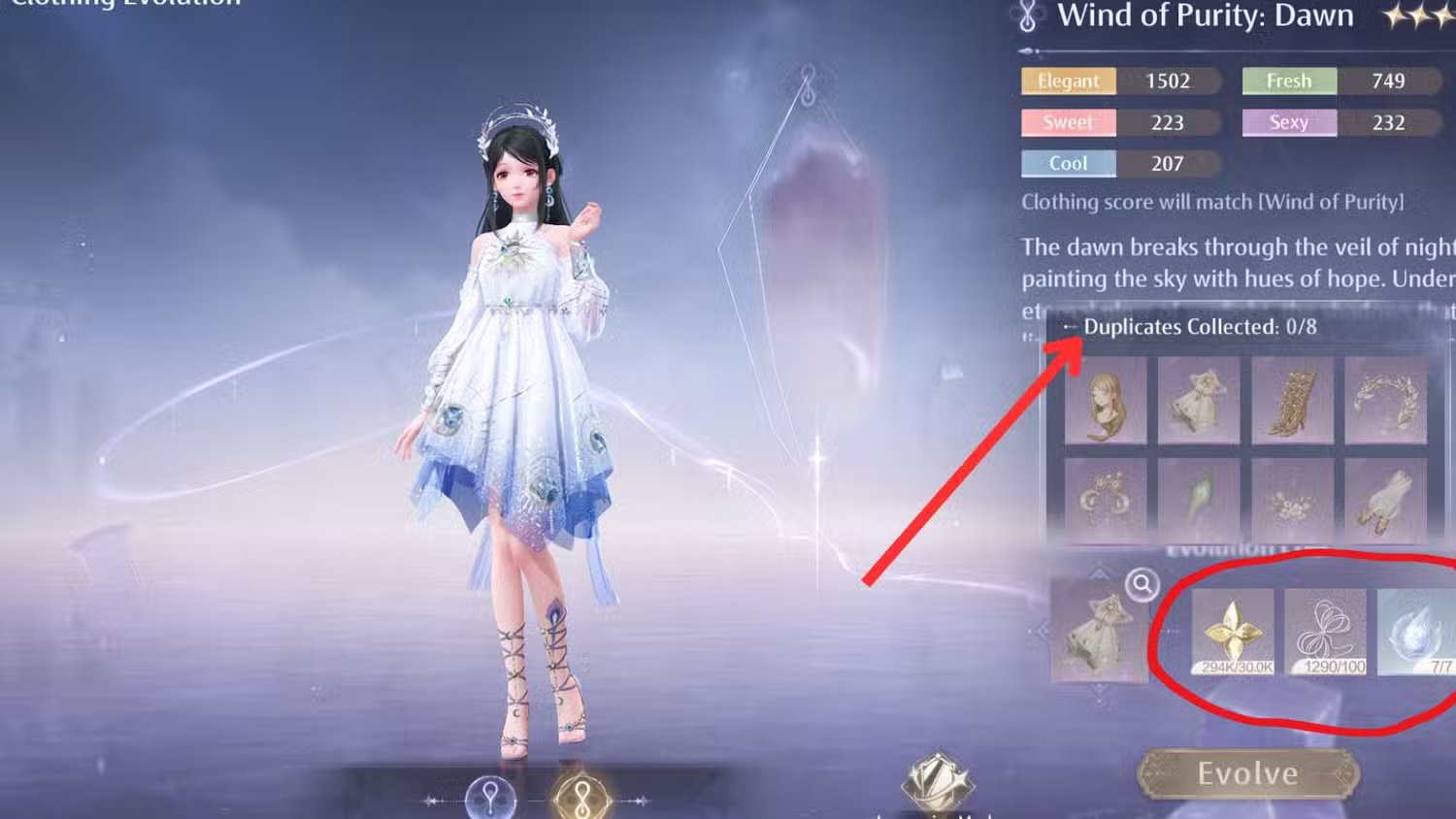 Infinity Nikki: Nâng cấp trang phục và quần áo