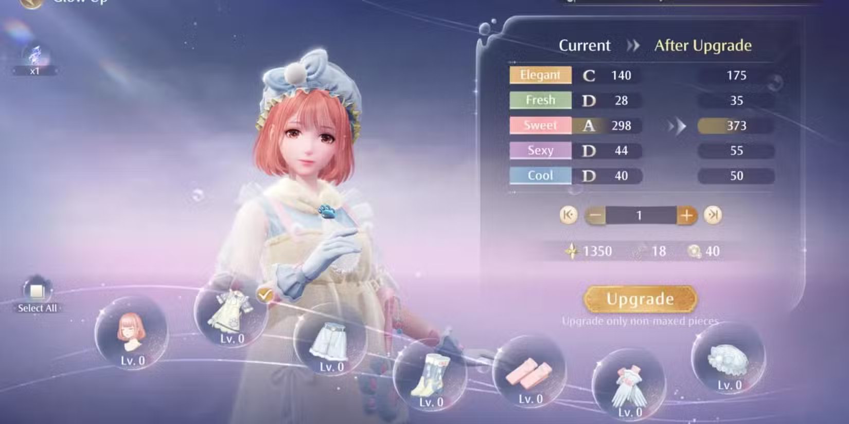 Infinity Nikki: Nâng cấp trang phục và quần áo