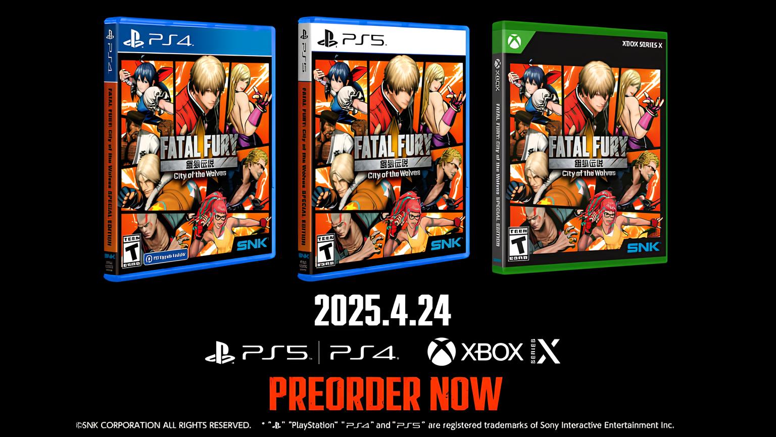 SNK mở đặt hàng trước cho phiên bản vật lý của Fatal Fury: City of the Wolves-gamelade