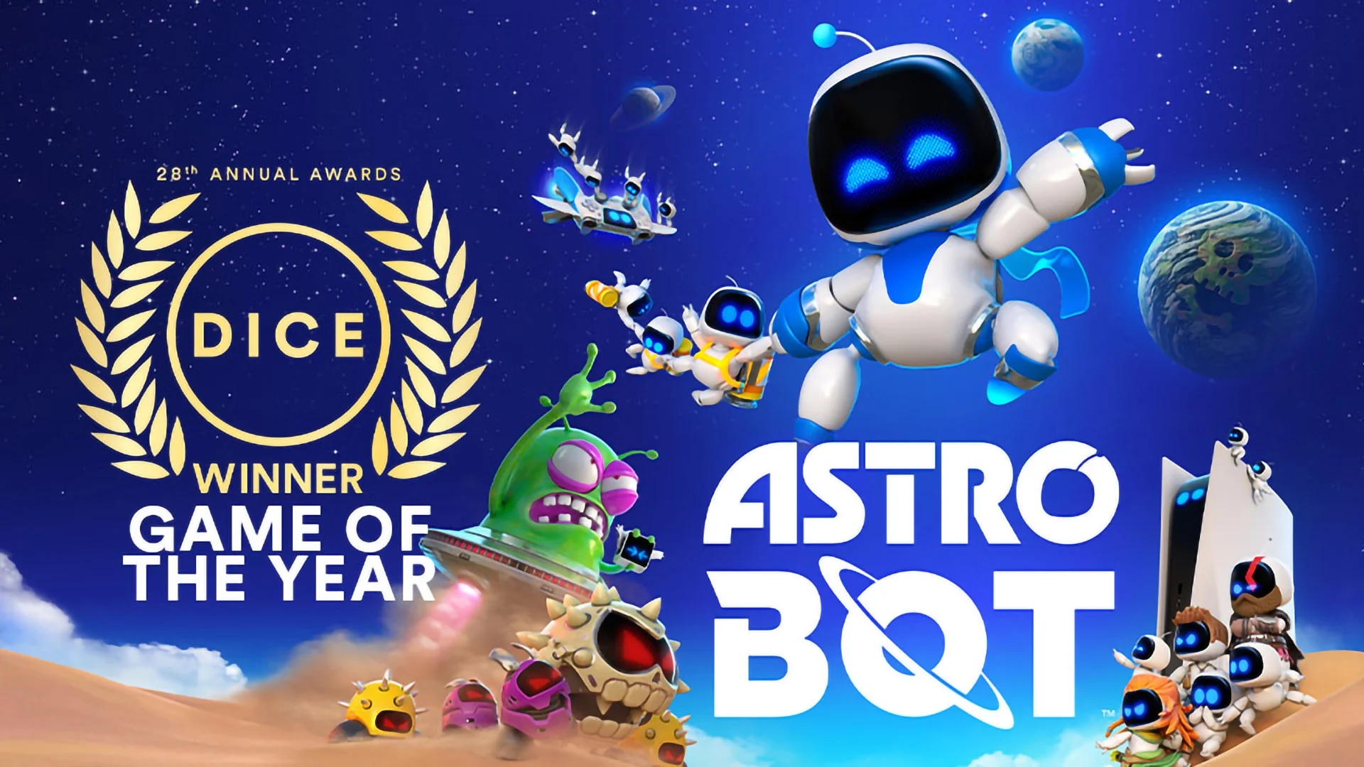 Astro Bot đại thắng tại giải thưởng D.I.C.E. lần thứ 28-gamelade