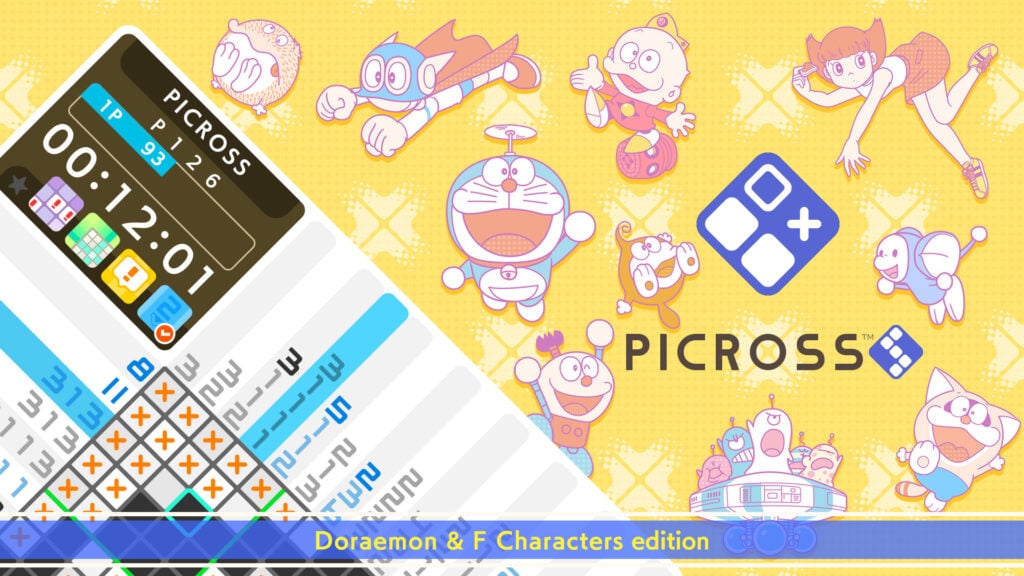 Giải đố cùng các nhân vật của Fujiko·F·Fujio trong Picross S Doraemon & F Characters Edition-gamelade