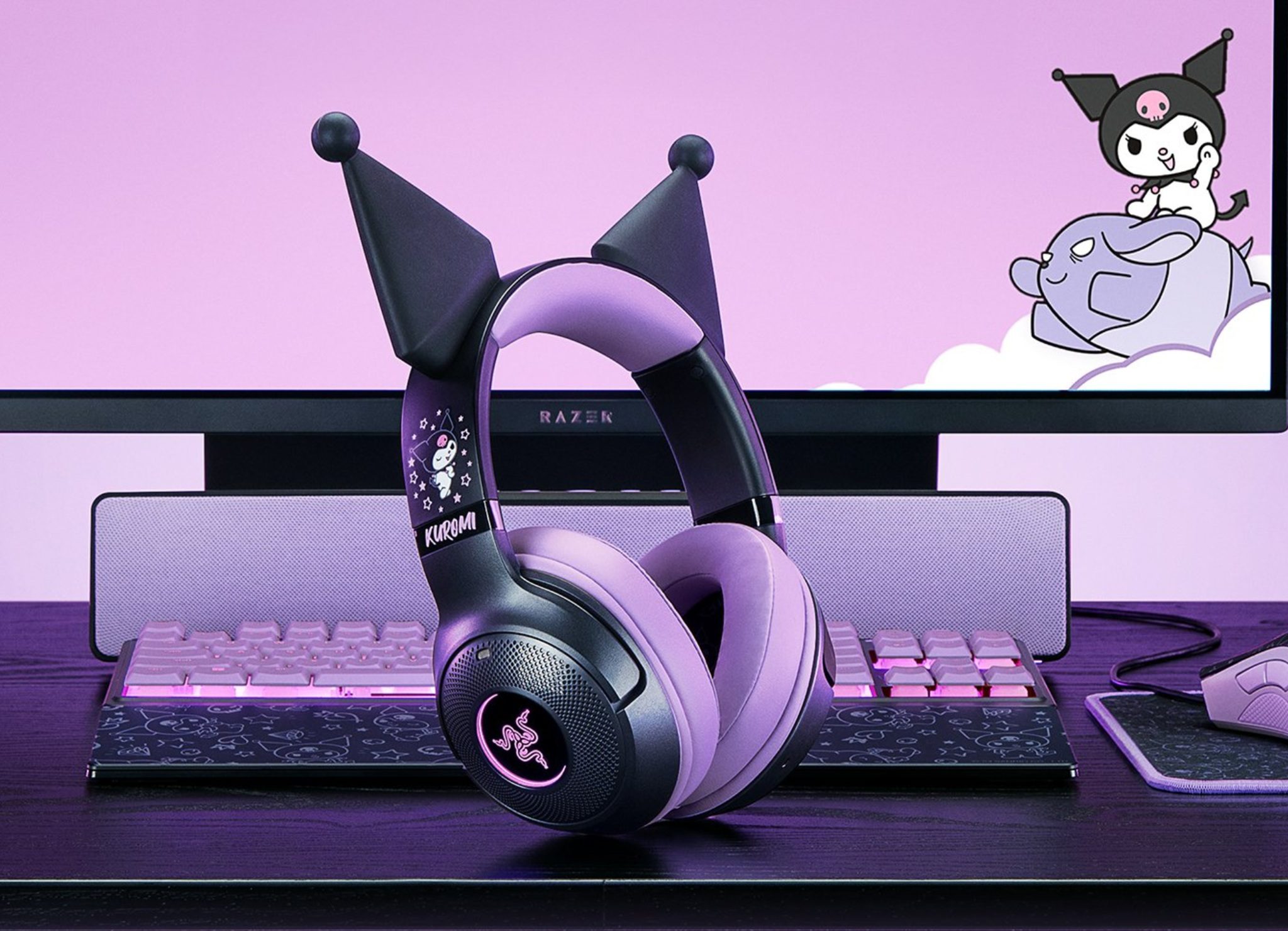 Đánh giá tai nghe Kraken Kitty V2 BT phiên bản Kuromi - Gamelade
