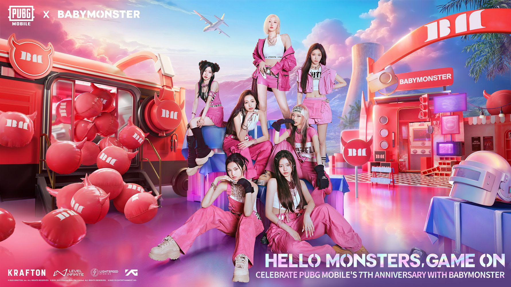 Kỷ niệm 7 năm, PUBG Mobile hợp tác cùng nhóm nhạc K-pop Babymonster - Gamelade
