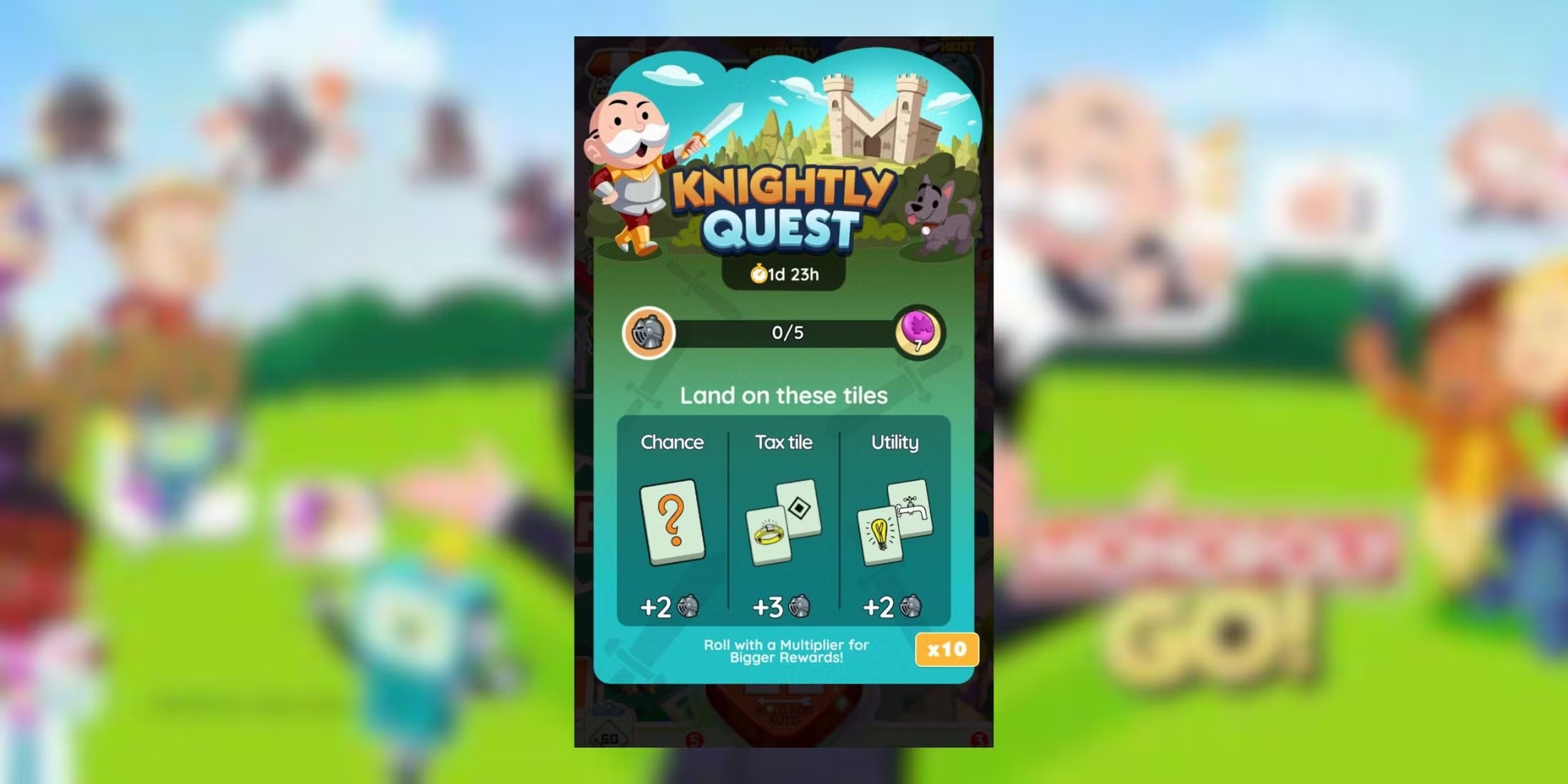 Monopoly GO: Khám phá kho phần thưởng Hành trình Hiệp sĩ cực giá trị - Gamelade