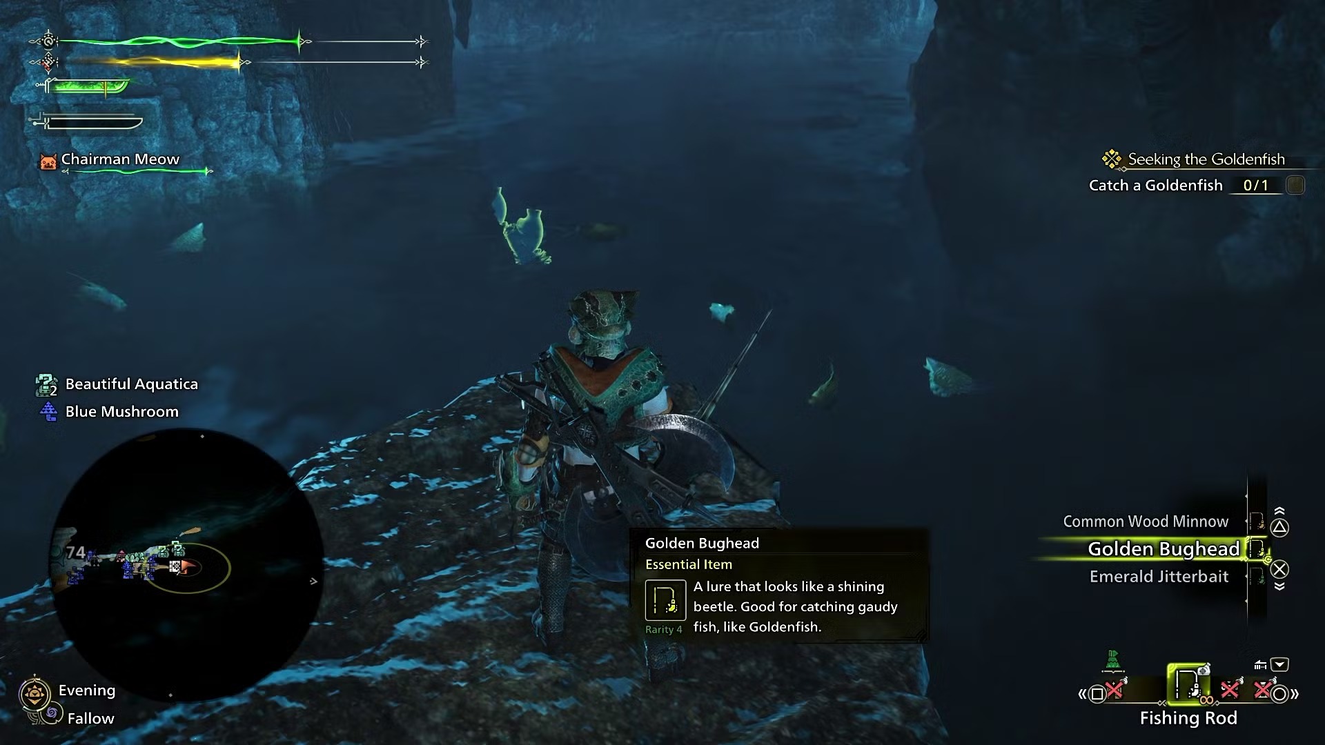 Cách tóm gọn Cá Vàng trong Monster Hunter Wilds - Gamelade