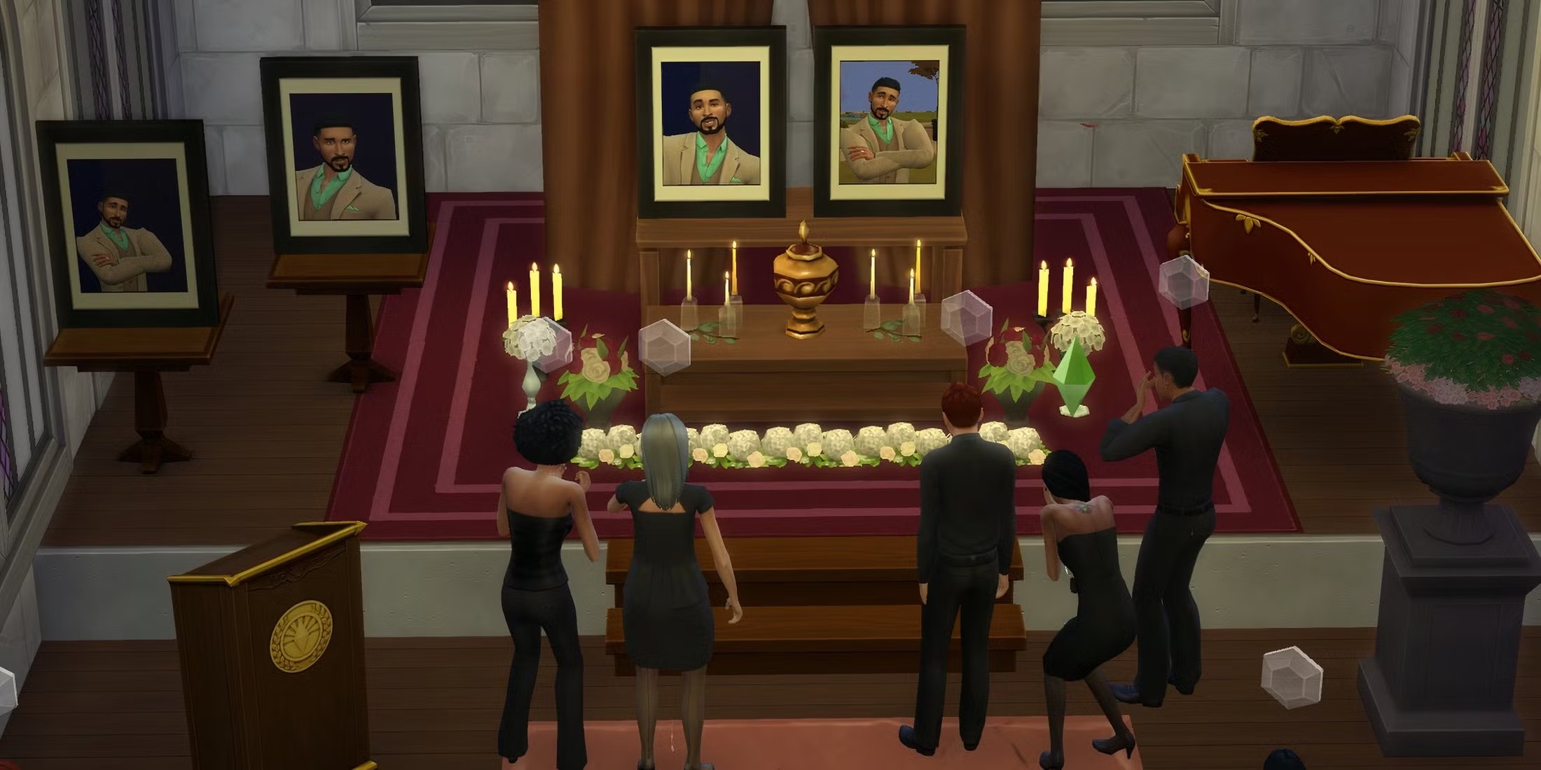 Sims 4: Tang lễ "đi vào lòng đất" theo đúng nghĩa đen - Gamelade