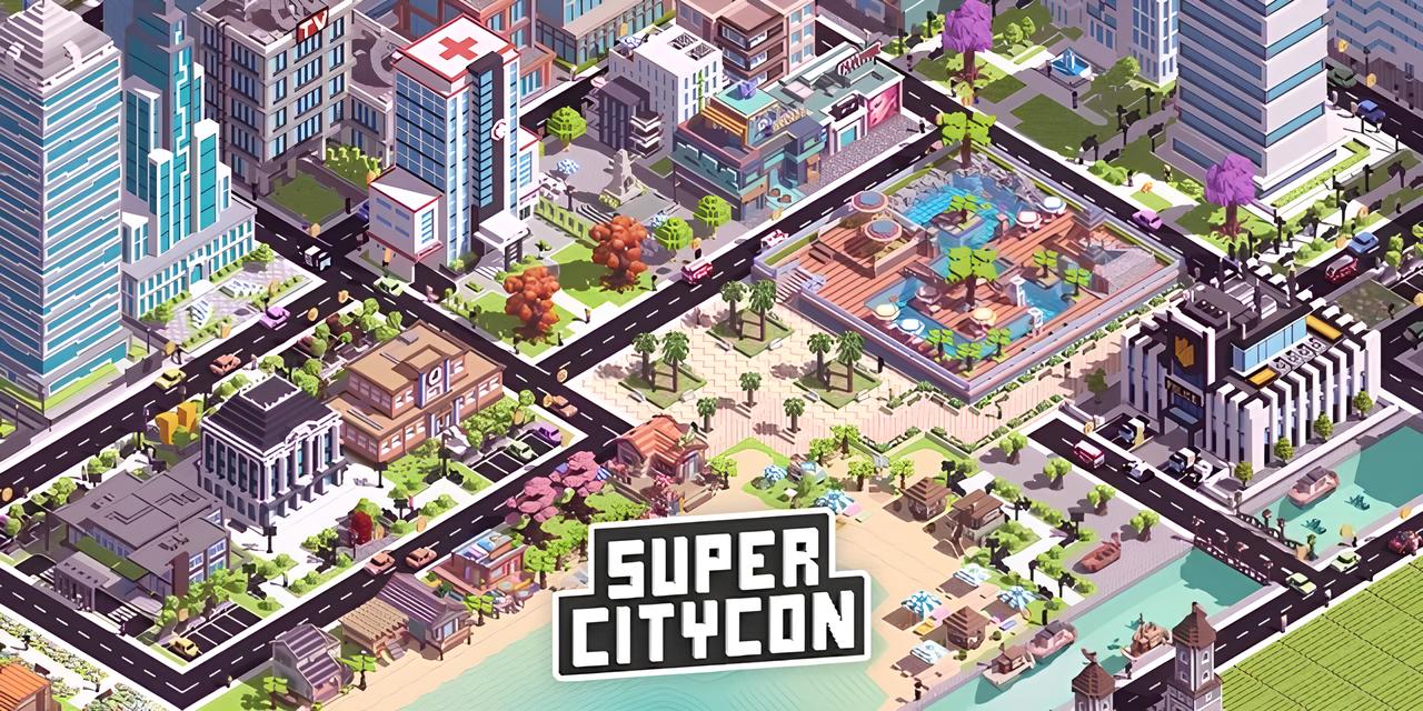 Xây dựng thành phố trong mơ cùng Super Citycon với đồ họa Low-Poly độc đáo-gamelade