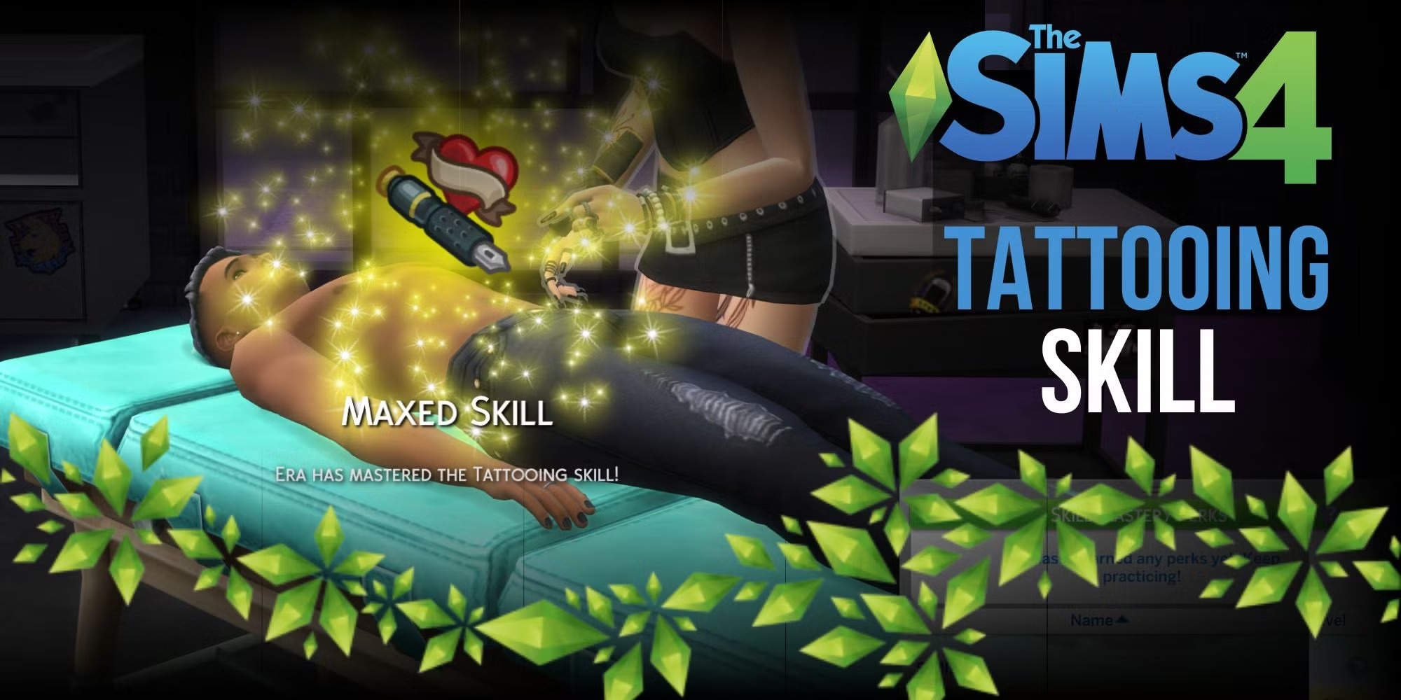 The Sims 4: Khám phá kỹ năng xăm hình và tạo nên những tác phẩm độc đáo - Gamelade