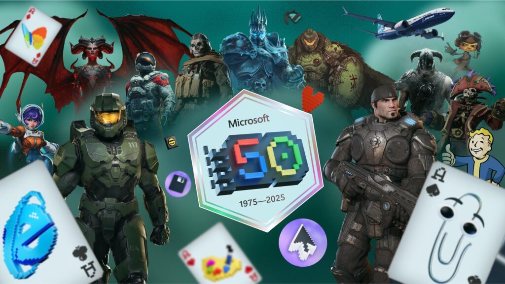 Xbox kỷ niệm 50 năm thành lập Microsoft bằng loạt quà tặng hấp dẫn cho game thủ-gamelade