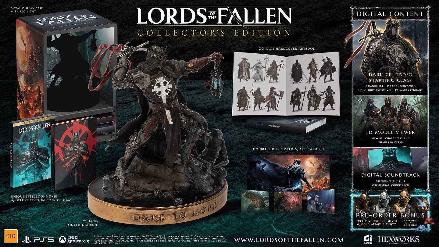 Lords of the Fallen: Cơ hội nhận phiên bản đặc biệt PS5 miễn phí - Gamelade