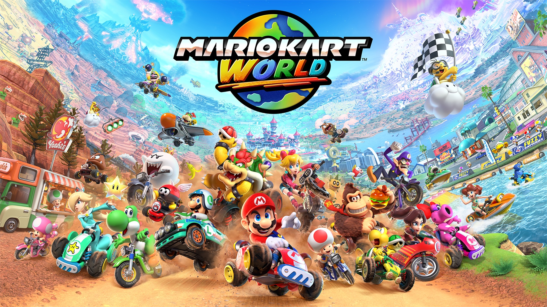 Mario Kart World sẽ ra mắt trên Nintendo Switch 2 vào tháng 6-gammelade