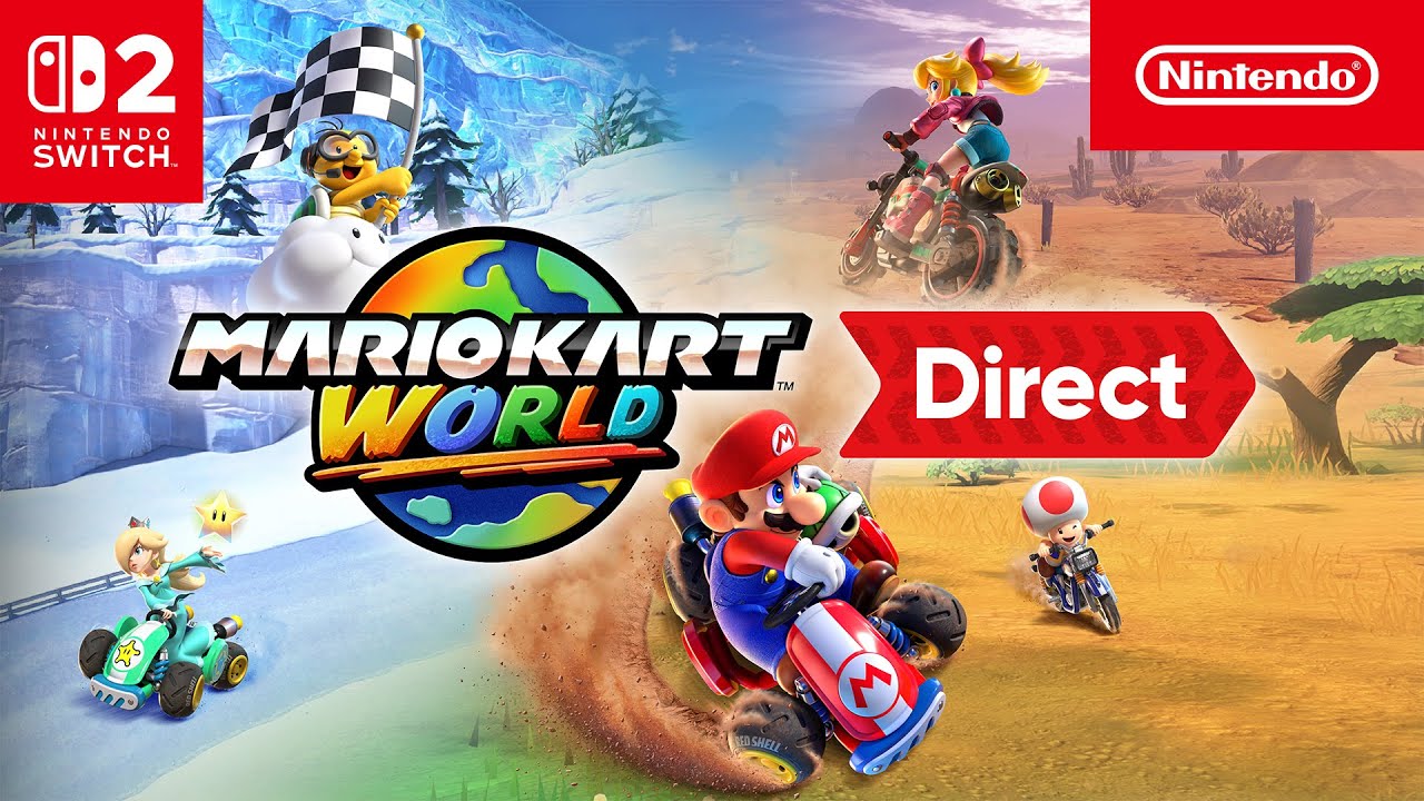 Nintendo tiết lộ thời lượng buổi giới thiệu Mario Kart World Direct-gamelade