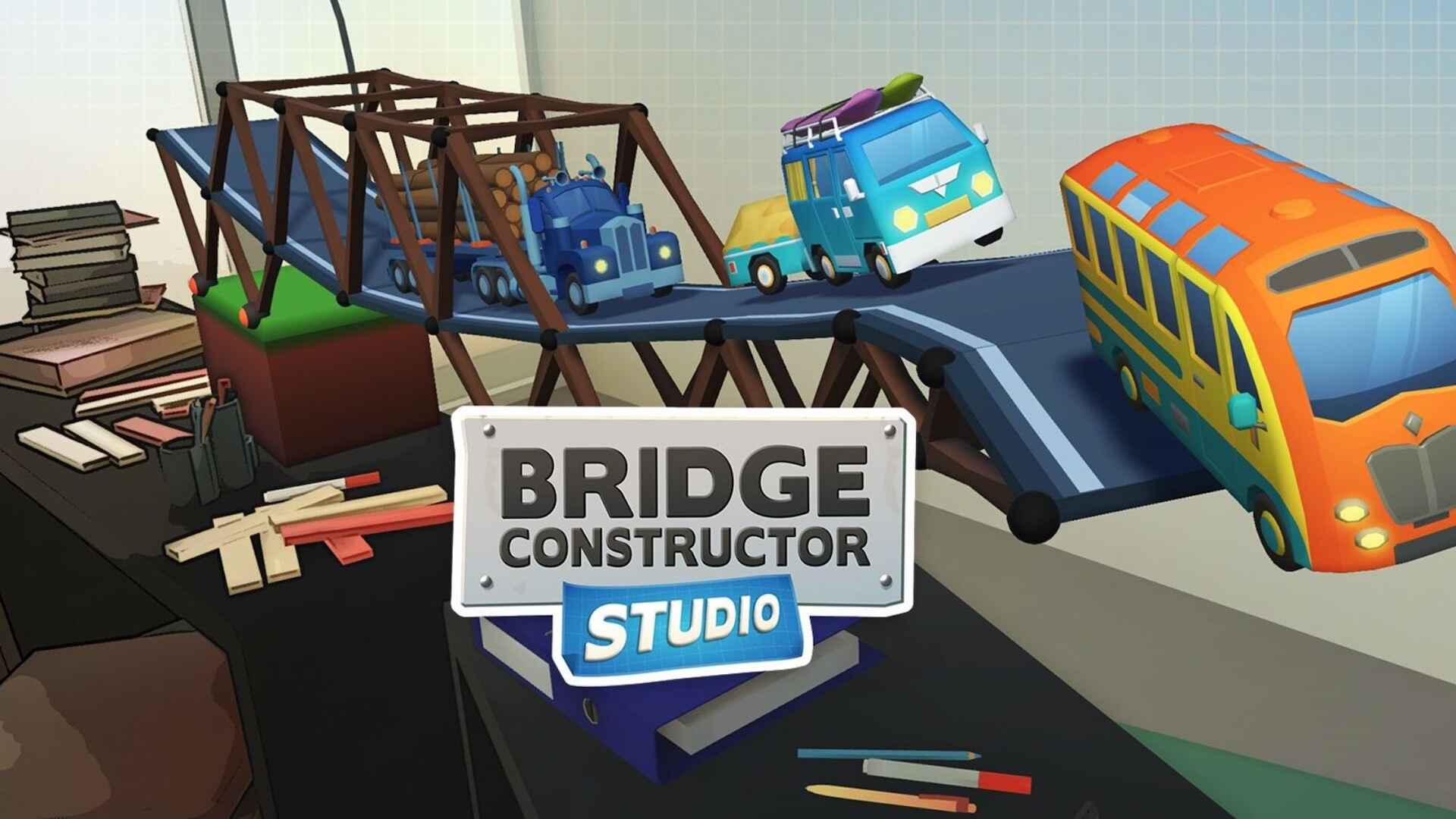 Bridge constructor studio - Game xây cầu nổi tiếng ấn định ngày ra mắt -gamelade