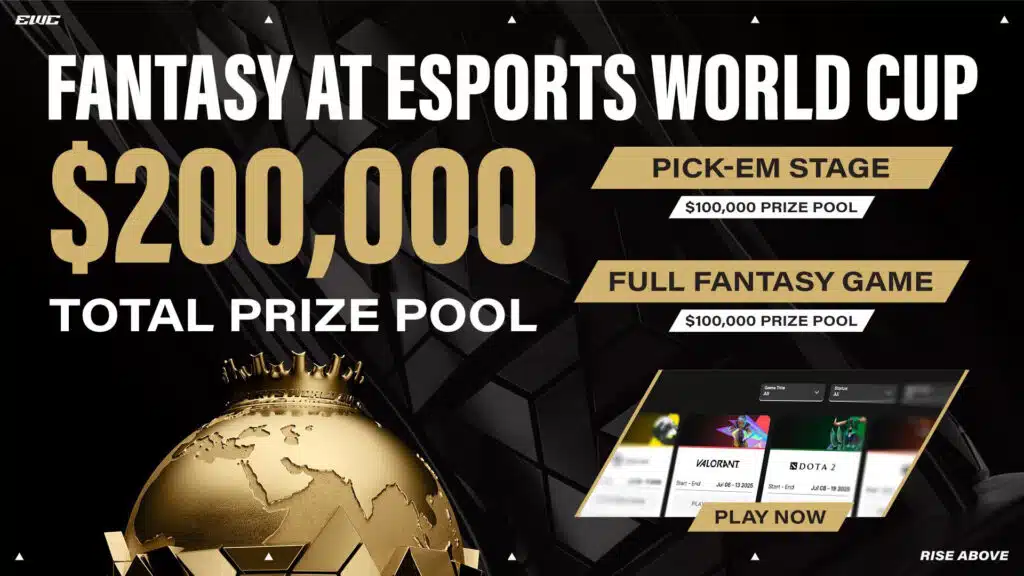 Esports World Cup ra mắt giải đấu fantasy với tổng giải thưởng 100,000 usd-gamelade