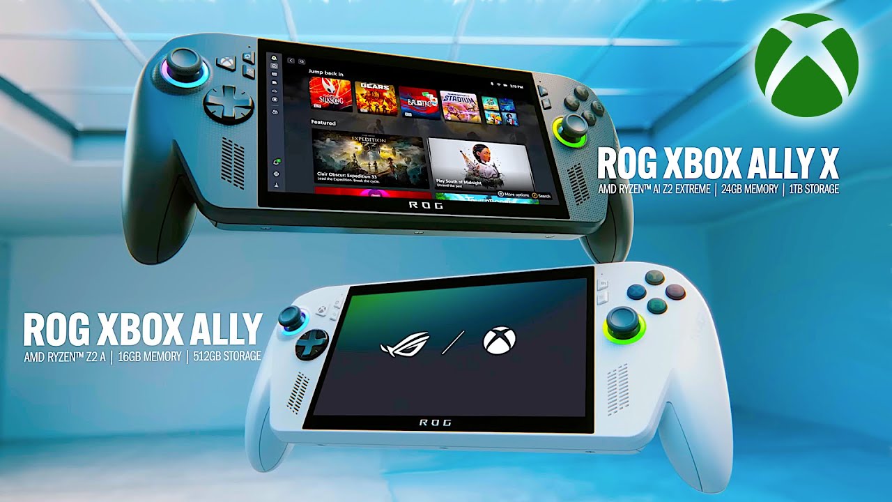 Microsoft công bố máy chơi game cầm tay ROG Xbox Ally và Ally X - Gamelade