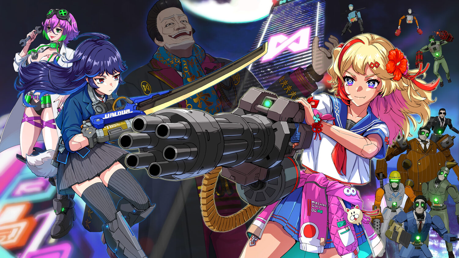 Full Metal Schoolgirl - game hành động về nữ sinh cyborg-gamelade