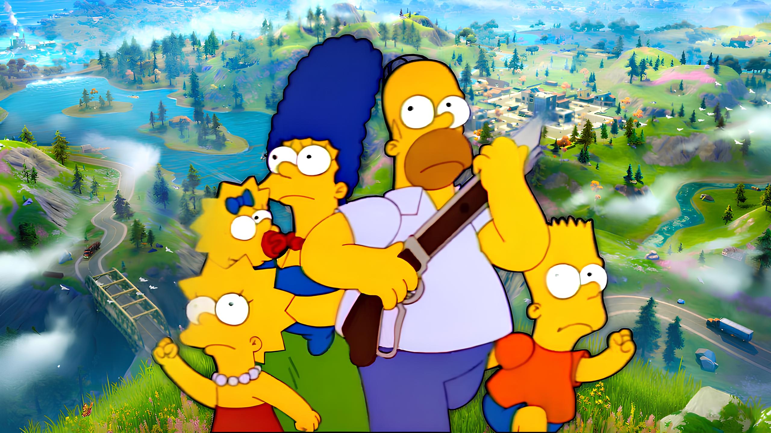Rò rỉ hình ảnh chủ đạo màn hợp tác Fortnite và The Simpsons, hé lộ nhiều trang phục và nhân vật NPC sắp xuất hiện - Gamelade