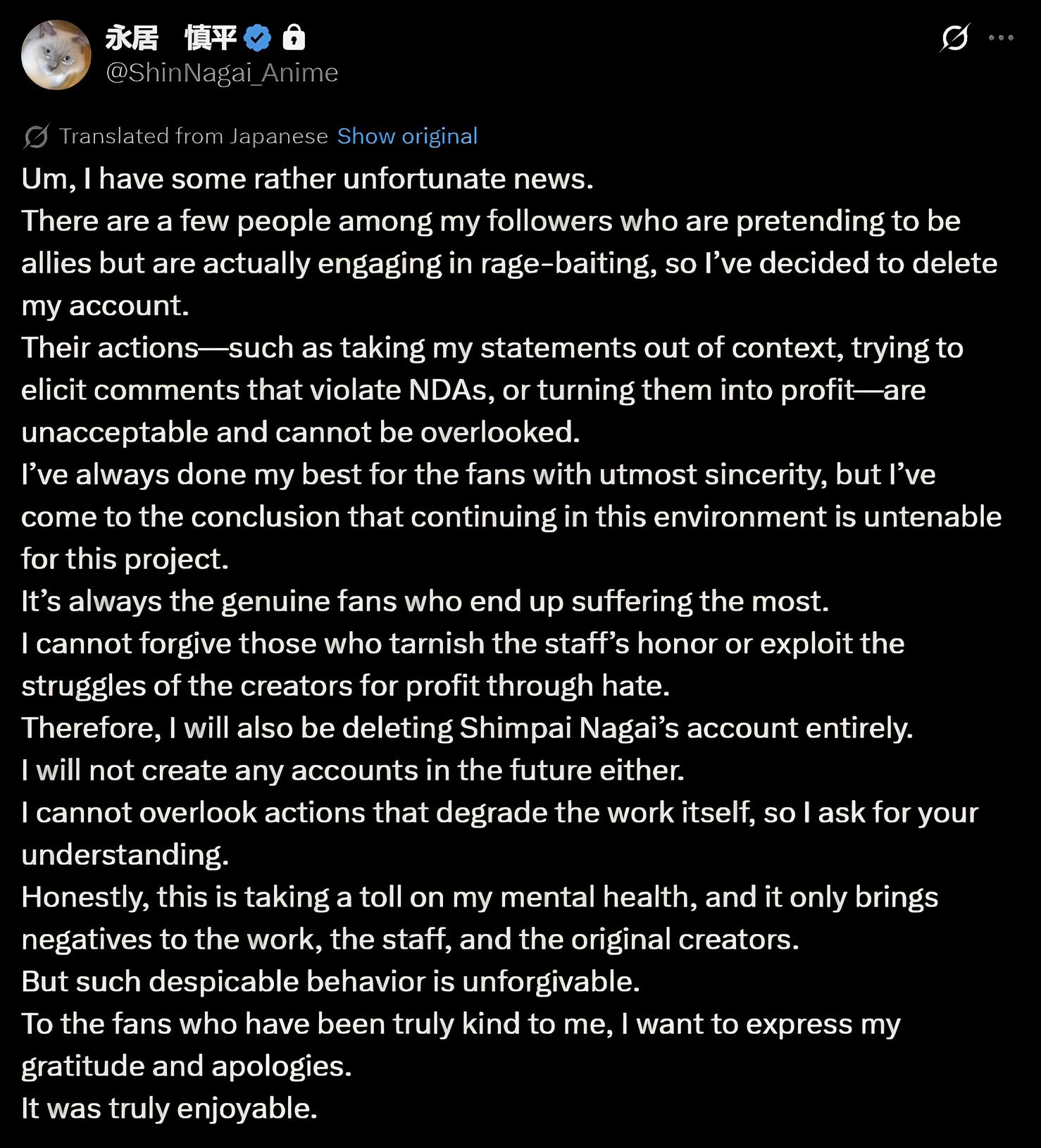 Làn sóng chỉ trích mùa 3 leo thang thành quấy rối, đạo diễn One-Punch Man quyết định rời xa mạng xã hội - Gamelade