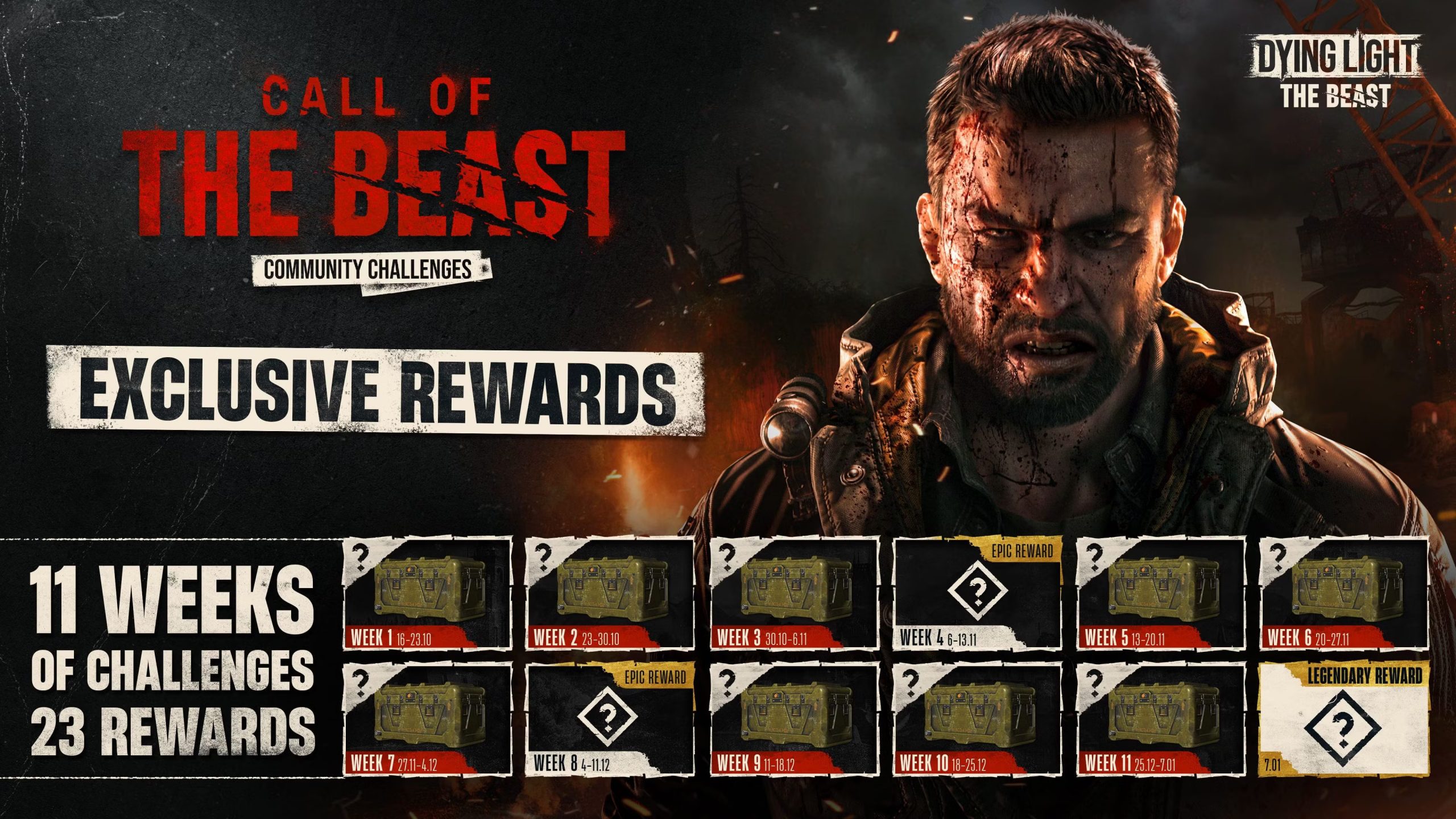 Dying Light: The Beast hé lộ lộ trình ra mắt nội dung mới kéo dài 11 tuần - Gamelade