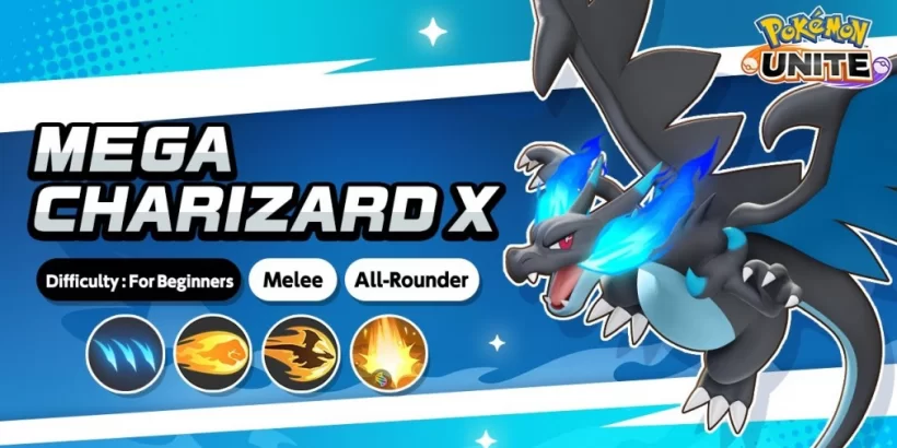 Pokémon Unite mở rộng danh sách với Mega Charizard X-gamelade